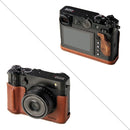 SmallRig Leather Half Case Kit for FUJIFILM GFX100RF (Brown)