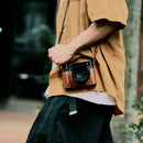 SmallRig Leather Half Case Kit for FUJIFILM GFX100RF (Brown)