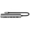 Satechi Slim USB-C 7-in-1 Multi-Port Adapter with Ethernet (Gray)