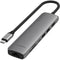 Satechi Slim USB-C 7-in-1 Multi-Port Adapter with Ethernet (Gray)