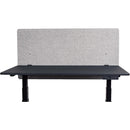 Luxor RECLAIM 48 x 24" Desktop Privacy Panel (Misty Gray)