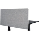 Luxor RECLAIM 48 x 24" Desktop Privacy Panel (Misty Gray)