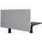 Luxor RECLAIM 48 x 24" Desktop Privacy Panel (Misty Gray)