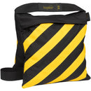 Impact Filled Saddle Sandbag (35 lb, Caution Striped)