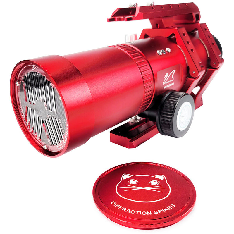 William Optics Cat 61 WIFD 61mm f/4.9 Apochromatic Refractor Telescope (Red, OTA Only)