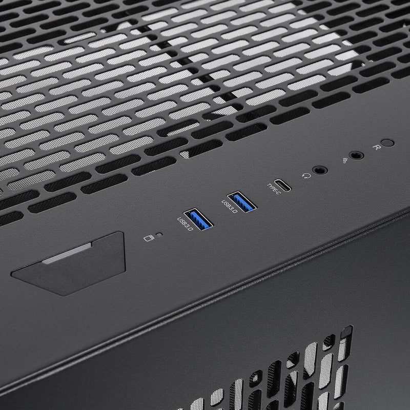Thermaltake CTE E550 TG Mid Tower E-ATX Computer Chassis (Black)