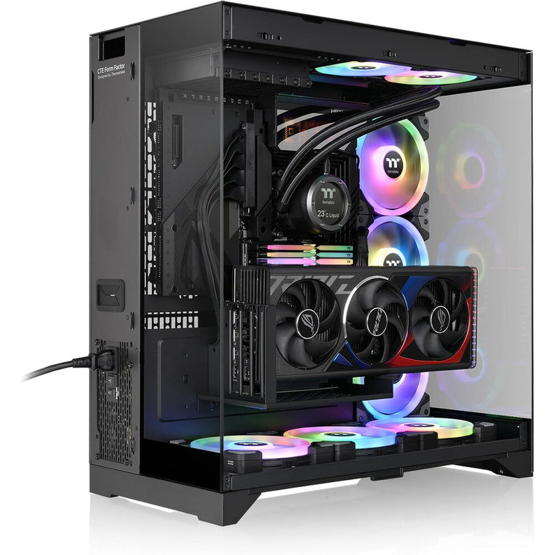 Thermaltake CTE E550 TG Mid Tower E-ATX Computer Chassis (Black)