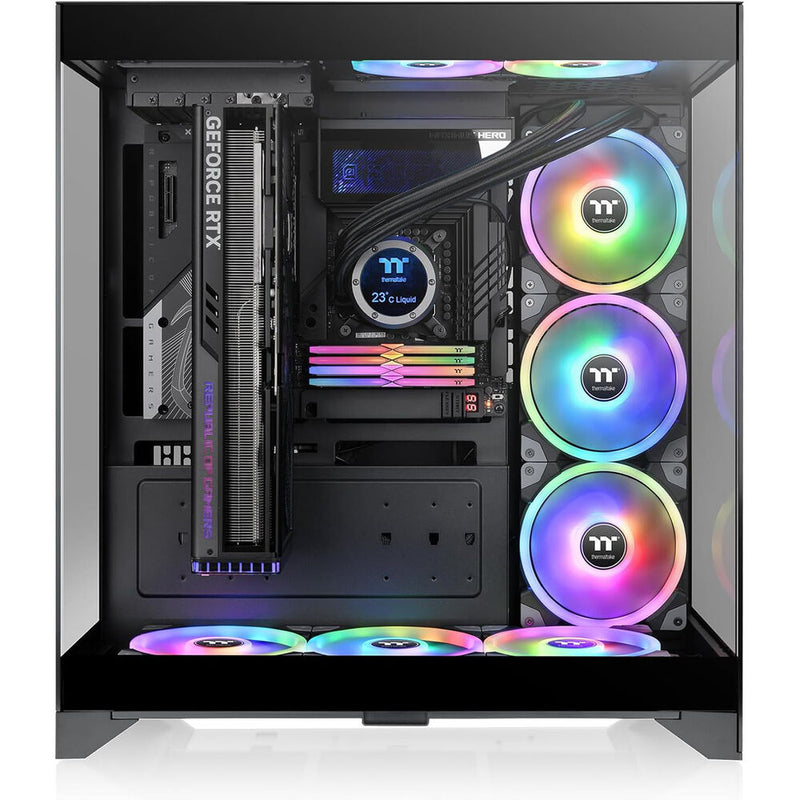 Thermaltake CTE E550 TG Mid Tower E-ATX Computer Chassis (Black)