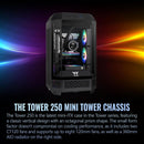 Thermaltake The Tower 250 Mini Tower Mini-ITX Computer Chassis (Black)