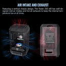 Thermaltake The Tower 250 Mini Tower Mini-ITX Computer Chassis (Black)