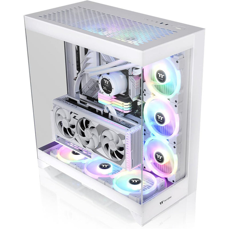 Thermaltake CTE E550 TG Mid Tower E-ATX Computer Chassis (Snow)