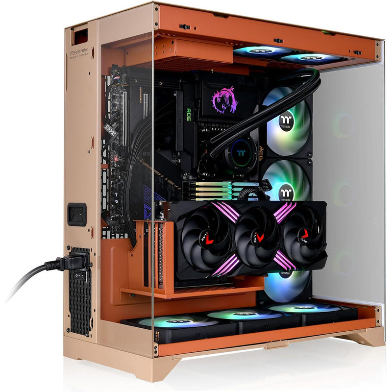 Thermaltake CTE E550 TG Mid Tower E-ATX Computer Chassis (Gravel Sand)