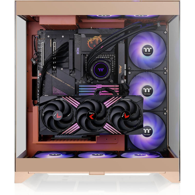 Thermaltake CTE E550 TG Mid Tower E-ATX Computer Chassis (Gravel Sand)