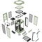 Thermaltake The Tower 250 Mini Tower Mini-ITX Computer Chassis (Matcha Green)