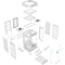 Thermaltake The Tower 250 Mini Tower Mini-ITX Computer Chassis (Snow)