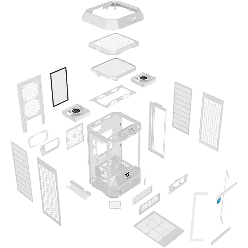 Thermaltake The Tower 250 Mini Tower Mini-ITX Computer Chassis (Snow)