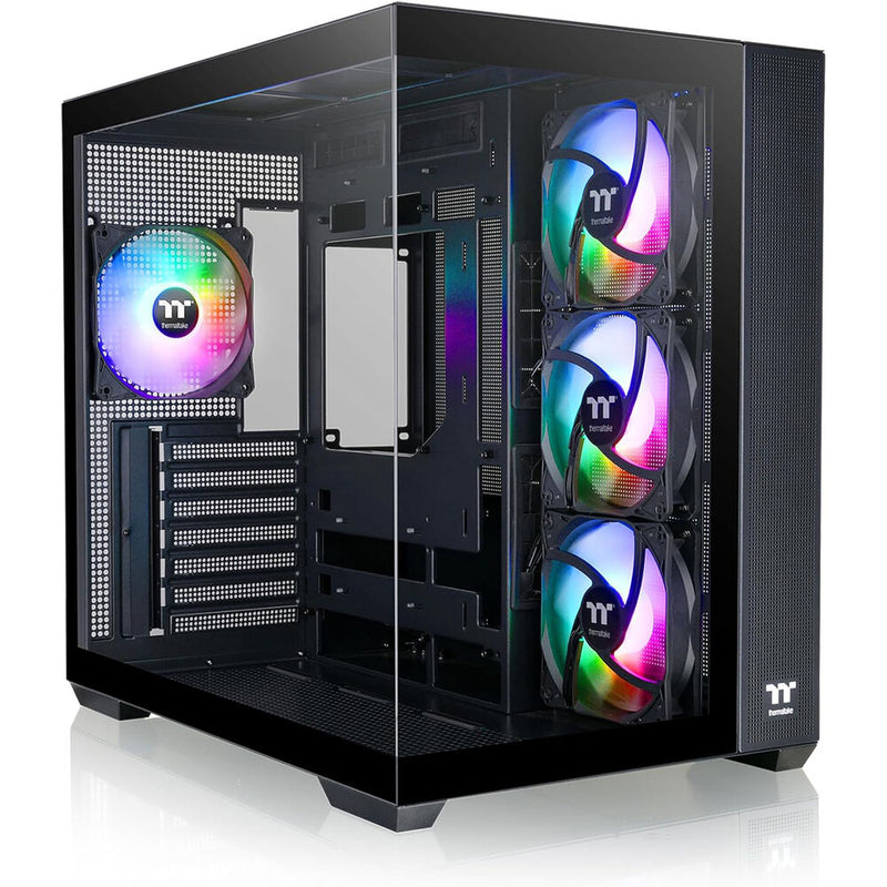 Thermaltake View 380 TG ARGB Mid Tower ATX Computer Chassis (Black)