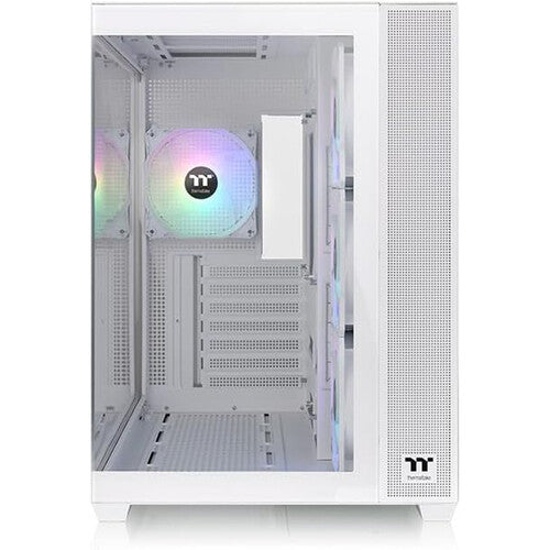 Thermaltake View 380 TG ARGB Mid Tower ATX Computer Chassis (Snow)