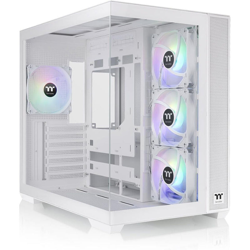 Thermaltake View 380 TG ARGB Mid Tower ATX Computer Chassis (Snow)