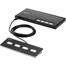 Belkin 4-Port Dual-Head Modular Secure KVM Switch Base Unit with Remote