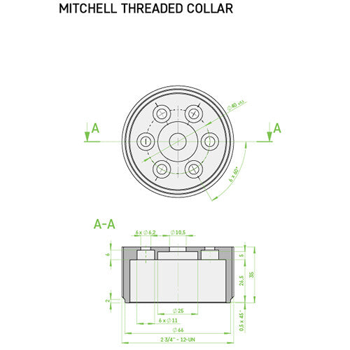 MRMC Slidekamera Mitchell Mount