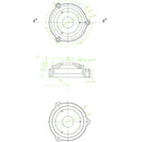 MRMC Slidekamera 100mm Bowl Adapter