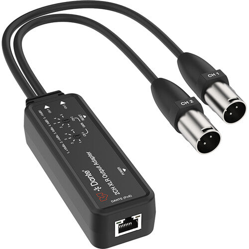 VigilLink 2CH Dante XLR Output Adapter