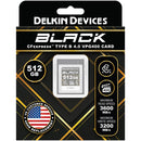 Delkin Devices 512GB BLACK CFexpress Type B 4.0 Memory Card