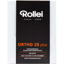 Rollei Ortho 25 Plus Black and White Negative Film (4 x 5", 25 Sheets)