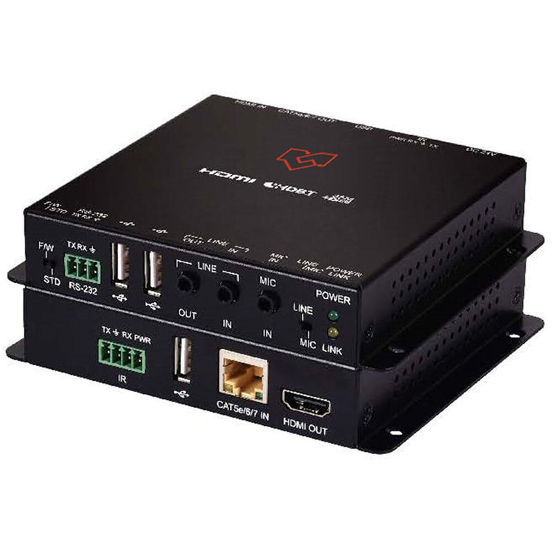 VigilLink HDMI/USB to HDBaseT UHD 4K Extender Transmitter/Receiver Set