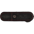 Oberwerth Limited Edition Leica M11 TagCase with Mosel Strap (Black with Red Stitching)