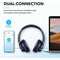 Soundcore by Anker Q20i Wireless Hybrid Noise Canceling Over-Ear Headphones (Blue)