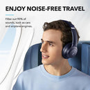 Soundcore by Anker Q20i Wireless Hybrid Noise Canceling Over-Ear Headphones (Blue)