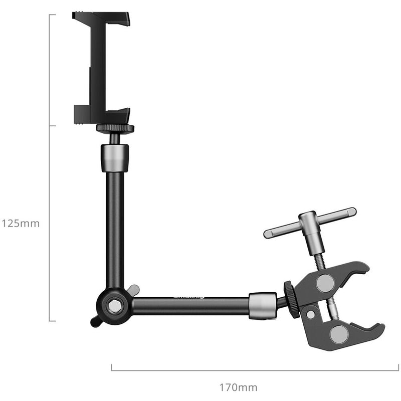 SmallRig Crab-Shaped Clamp with Magic Arm for Smartphones (9.8")