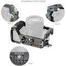 SmallRig HawkLock Quick Release Cage Kit with Silicone Handle for Sony a7C II & a7CR