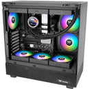 Thermaltake CT140 EX Reverse ARGB Sync PC 140mm Cooling Fan (3-Fan Pack, Black)