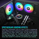 Thermaltake CT120 EX ARGB Sync PC 120mm Cooling Fan (3-Fan Pack, Black)