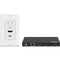 VigilLink 2x1 HDBaseT 4K60 USB-C/HDMI Wall Plate & Receiver Set with Auto-Switching
