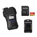 Zoom H1 XLR Portable Audio Recorder for Video with Essentials Kit