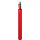 West Penn Unshielded Fire Alarm Cable on Wooden Spool (1000', Red)
