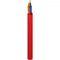West Penn Unshielded Fire Alarm Cable on Wooden Spool (1000', Red)
