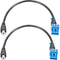 LEA Professional RCAF-2 RCA Female to Amphenol Anytek Balanced 3-Pin Connector Cable (2-Pack)