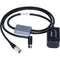 AUDIOROOT 4-Conductor Right-Angle Mini XLR Female & 2-Conductor 4-Pin Hirose Male Battery Output Y-Cable