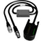 AUDIOROOT 4-Conductor Mini XLR Female & 2-Conductor 4-Pin Hirose Male Battery Output Y-Cable