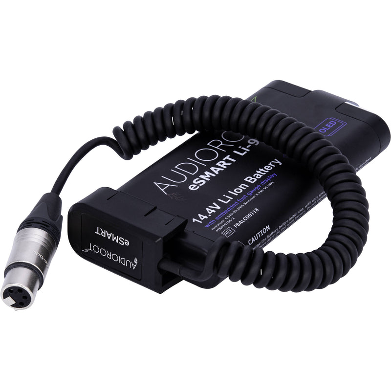 AUDIOROOT 4-Pin Female XLR Battery Output Cable (Coiled)