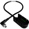 AUDIOROOT eSMART Power Cable with Right-Angle Male Locking 760K Connector for Zaxcom Audio Receivers