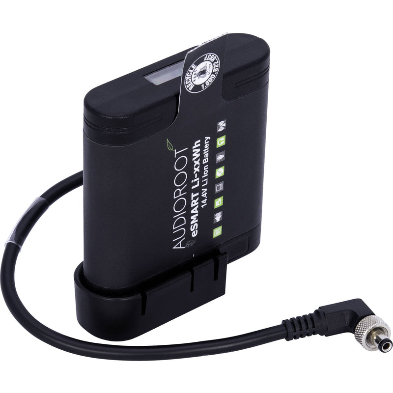 AUDIOROOT eSMART Power Cable with Right-Angle Male Locking 760K Connector for Zaxcom Audio Receivers
