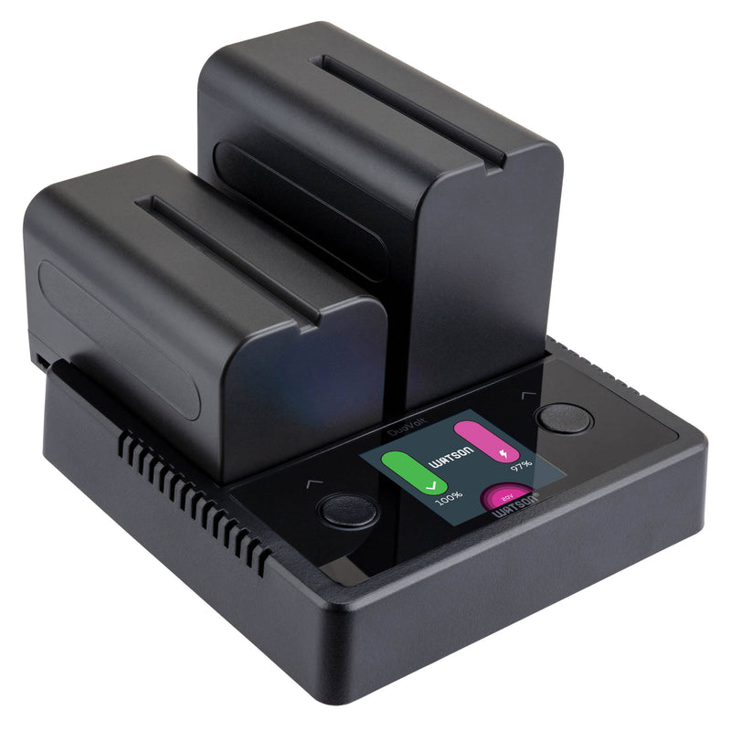 Watson DuoVolt Smart Charger for L-Series NP-F Batteries