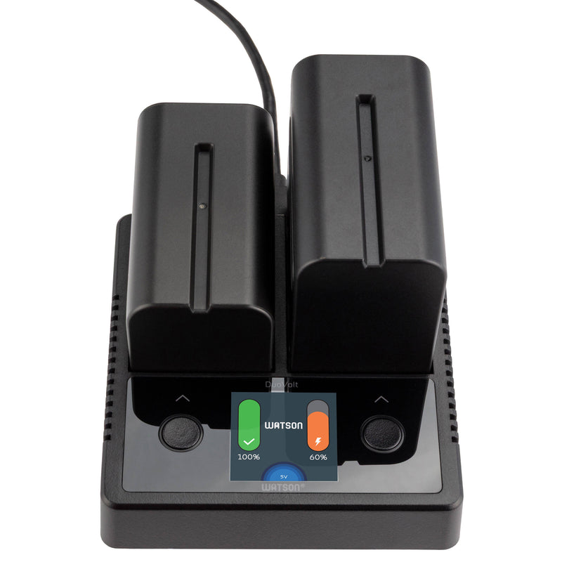 Watson DuoVolt Smart Charger for L-Series NP-F Batteries