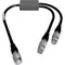 AUDIOROOT 4-Pin Hirose Male to Dual 4-Pin Female